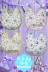 M41 Bebek % 100 Cotton Arkası Muşambalı Su Geçirmez Renkli Mama Önlüğü 4'lü Set 0-6 Ay 1