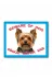 Makri kopekyorkshire Yorkshire Terrier Dikkat Köpek Var Levhası Beware Of Dog 1