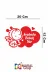 Maral Grup mrl456 Kırmızı Arabada Bebek Var Arı Kanatlı Bebek Araç Sticker 20 X 12 Cm 2