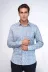 Mavi Damask Desenli Slim Fit Gömlek - Wessi - 3XL / Mavi 4