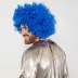 Mavi Renk Kıvırcık Afro Bonus Peruk (4745) 3