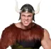Mega Boynuzlu Viking Ivar Kaskı Eskitilmiş Desen Gümüş Renk (4745) 1
