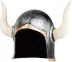 Mega Boynuzlu Viking Ivar Kaskı Eskitilmiş Desen Gümüş Renk (4745) 2