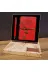 MEKs TTT-24242450449 Kırmızı Pusula Tasarım Deri Defter Ve Touchpen Kalem Seti 1