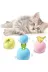 MEKs TTT-24242453033 Kedi Otlu 3 Sesli İnteraktif Top Kedi Oyuncağı 1