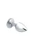 Metal Elmas Taşlı Anal Plug Rose Küçük Boy 2