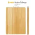 Metal Saplı Bambu Kesim Panosu 1