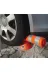 MFK Plastik duba003 Trafik Delinatör 75 Cm- 10 Adet Plastik Kırmızı Otopark Yol Duba Ucuz Koni (505*355*805) 2