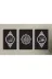 M&H Quality 149814100005455 Allah (C.c.) – Muhammed (S.a.v.) – Allahu Ekber Yazılı İslami Temalı 3’Lü Mdf Duvar Tablo Seti 1