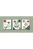 M&H Quality 151561015100 3’Lü Mdf Tablo Seti 30X40 Cm Soyut Geometrik Yaprak & Çiçek Modern Duvar Dekoru 4