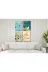 M&H Quality 6519845910001 Bohem Minimal 4’Lü Mdf Tablo Seti 30X40 – Modern Çiçekli Duvar Dekoru 3