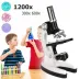 Mikroskop Taşınabilir Set 28 Parça Eğitim Mikroskop Kiti 300x 600x Ve 1200x Çocuklara 2
