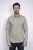 Mini Kare Desenli Slim Fit Açık Kahve Erkek Gömlek - Wessi - L / Kahverengi 3