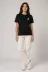 Minimal Geyik Logolu Tişört Bisiklet Yaka Kısa Kol Yazlık T-Shirt - Siyah - XL - Siyah 4