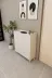 Mirobi Mrb-Dlp-3Kp-4Bl-İliana İliana 3 Kapaklı 4 Raflı Çok Amaçlı Dolap, Banyo Dolabı, Mutfak Dolabı Beyaz 1