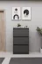 Mirobi MRB-KMB-3BLM-AYKBLK Kembe 3 Bölmeli Açılır Modern Dekoratif Ayakkabılık Antrasit 3