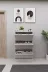 Mirobi MRB-KMB-3BLM-AYKBLK Kembe 3 Bölmeli Açılır Modern Dekoratif Ayakkabılık Beyaz 4