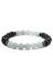 MMZ STORE PRA-8857119-690911 Aquamarin- Obsidyen Doğal Taş Bileklik 8 Mm 2