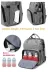 Moda West AçılırBebekModawest Açılabilir Yataklı Puset Askılı Termal Biberonluk Bölmeli Su Geçirmez Bebek Bakım Çantası Baby Bag 2