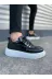 MODE STEP MSTPJY56098346211 Jy010 Cloud Bağcıklı Rugan Erkek Günlük Sneaker Ayakkabı Rbt - Siyah 1