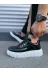 MODE STEP MSTPJY56098346211 Jy010 Cloud Bağcıklı Rugan Erkek Günlük Sneaker Ayakkabı Rbt - Siyah 3