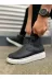 MODE STEP MSTPJY83746593817 Jy207 Oslo Bağcıklı Ortopedik Taban Cilt Erkek Spor Bot Cbt Siyah 3