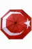 MRLX0024 Türk Bayrağı Desenli Canlı Lüx Renkli Baskılı Rüzgara Dayanıklı 8 Telli Katlanabilir Manuel Şemsiye 4