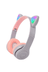 MS Glassware P47Mm P47M Sevimli Renkli Kedi Kulak Bluetooth Kulaklık Pembe 4