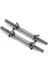 MultiFlexPro MF2BR 36Cm İkili Kısa Krom Halter Barı Dambıl Sapı Fitness Egzersiz Aleti Dumbell Bar 2X36 Cm 1