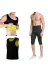 MultiFlexPro Neotex Erkek Takım Erkek Termal Sauna Tayt Ve Atleti Erkek Terleme Fitness Spor Taytı Ve Atleti Takım 1