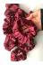 MY VİNTAGE satentoka Kına Nişan Düğün - Lastikli Simit Bordo Saten 15 Li Scrunchie Toka Seti Nedime Hediyesi Kına Toka 2