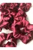 MY VİNTAGE satentoka Kına Nişan Düğün - Lastikli Simit Bordo Saten 15 Li Scrunchie Toka Seti Nedime Hediyesi Kına Toka 3