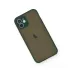 Newface Apple iPhone 12 Mini Kılıf Montreal Silikon Kapak - Yeşil 3