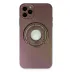Newface Apple iPhone 12 Pro Kılıf Lukka Magneticsafe Kapak - Kahverengi 1