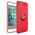 Newface Apple iPhone 6 Kılıf Range Yüzüklü Silikon - Kırmızı 1