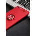 Newface Apple iPhone 6 Kılıf Range Yüzüklü Silikon - Kırmızı 2