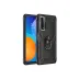 Newface Huawei P Smart 2021 Kılıf Sofya Yüzüklü Silikon Kapak - Siyah 1