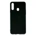 Newface Samsung Galaxy A20S Kılıf Nano içi Kadife Silikon - Siyah 1