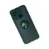 Newface Xiaomi Redmi 10C Kılıf Montreal Yüzüklü Silikon Kapak - Yeşil 2