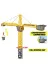 NW NessiWorld casaxml024.203729023 203729023 Rc Titan Crane 2 4 Ghz Left Right Up Down 360°Rotatable Trolley 3