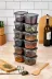 OES HOME 550X12 OES 12'li Etiketli Ve Sızdırmaz Kapaklı Erzak Saklama Seti - 550Ml 4