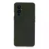 One Plus 9 Kılıf Nano içi Kadife Silikon - Koyu Yeşil 1