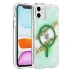 Onegif Apple İphone 11 Lotus Simli Magsafe Kapak - Yeşil 1