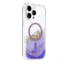 Onegif Apple İphone 14 Pro Max Lotus Simli Magsafe Kapak - Mor 2