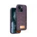 Onegif Apple İphone 15 Bright Simli Kapak - Derin Mor 1