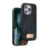 Onegif Apple İphone 15 Pro Max Bright Simli Kapak - Siyah 2