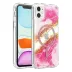 Onegif İphone 11 Lotus Simli Magsafe Kapak - Pembe 1