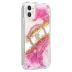 Onegif İphone 11 Lotus Simli Magsafe Kapak - Pembe 2