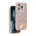 Onegif İphone 14 Pro Bright Simli Kapak - Pembe 1
