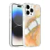 Onegif İphone 14 Pro Max Lotus Simli Magsafe Kapak - Turuncu 1